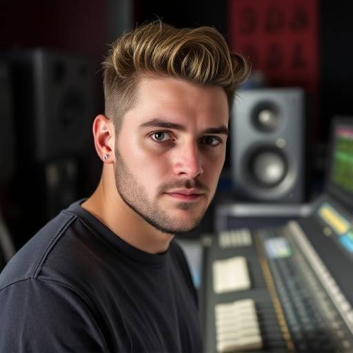 Portrait of Jackson Cole, mixing engineer at SoundScape Studios.